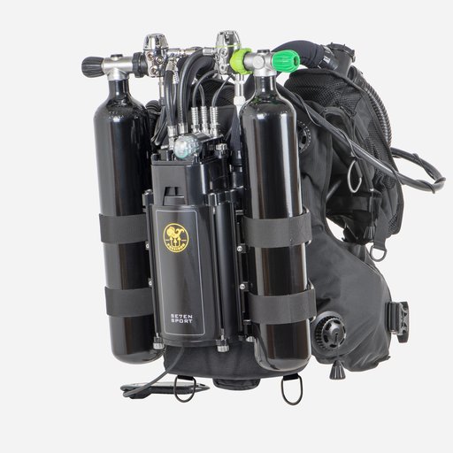 SE7EN Rebreather counterlund manual add plugs Poseidon MK VI 